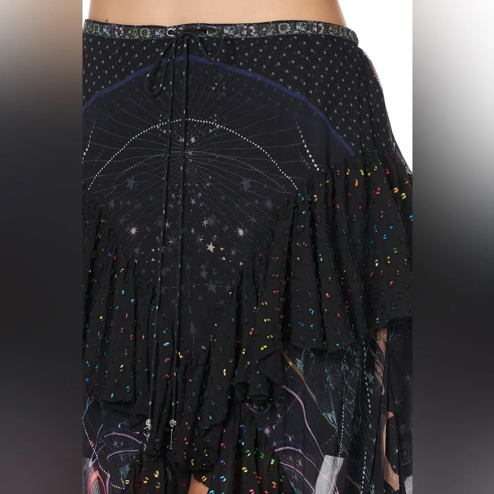 Camilla Midnight Moon House silk Maxi Skirt ♥️Rare Find! - Picture 7 of 15